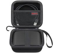Elonbo Carrying Case for TP-Link Ultra-Portable Wi-Fi 6 AX1500 TL-WR1502X/ AX3000 TL-WR3002X Travel Router, Wireless Hotspot Router Storage Holder, Extra Mesh Pocket Fits Power Adapter Cable, Black