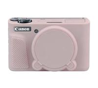 Elonbo Case for Canon PowerShot SX740/ SX730 HS Digital Camera, Grey | Canon SX740 HS HS Soft Silicone Camera Case, Slim Anti-Scratch Rubber Sleeve Protective Skin with Detachable Lens Cover