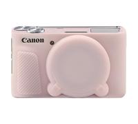 Elonbo Case for Canon PowerShot SX740/ SX730 HS Digital Camera, Jelly Pink | Canon SX740 HS HS Soft Silicone Camera Case, Slim Anti-Scratch Rubber Sleeve Protective Skin with Detachable Lens Cover