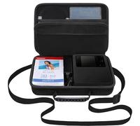 Elonbo Case for Canon SELPHY CP1500 Portable Mini Photo Printer, Black | Canon SELPHY CP1500 Case | Portable Bluetooth Instant Print Camera Storage Holder Bag, Mesh Bag Fits Zink Photo Paper, Cable