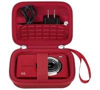 Elonbo Digital Camera Carrying Case Compatible with CAMKORY/Gtonster/Lecnippy/Lecran/ROQIOO/aycy/Hiacinto/SMARTKLIK/Vitaler/Froitx/FJFJOPK Portable Compact Kids Digital Camera, Red