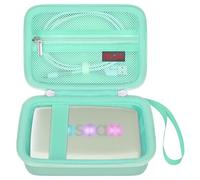Elonbo Hard Carry Case for Fujifilm Instax Mini Link 3/ Fujifilm Instax Mini Link 2 Smartphone Printer, Portable Instant Photo Printer Travel Case, Mesh Pocket Fits Photo Paper, Green+Green