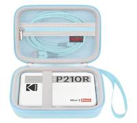 Elonbo Hard Case for Kodak Mini Shot 2 Retro P210/ Kodak Mini 2 Retro 4PASS Portable Instant Photo Printer, Digital Instant Print Camera Travel Bag, Mesh Pocket Fits Printing Paper and Cable, Blue