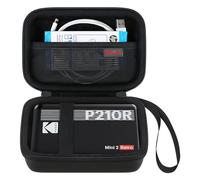 Elonbo Hard Case for Kodak Mini Shot 2 Retro P210/ KODAK Mini 2 Retro 4PASS Portable Instant Photo Printer, Digital Instant Print Camera Travel Bag, Mesh Pocket Fits Printing Paper and Cable, Black