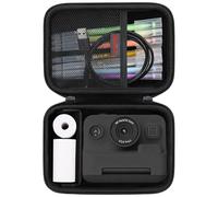 Elonbo Kids Camera Case for ETIKEZ/TIATUA/CalineGam/ASTGMI/Gofunly/Hangrui/Himont/GREENKINDER/OPERHOO/UIONVO/MYSTILUCK Kids Camera Instant Print, Hard Carrying Case Protective Travel Bag, Black