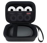 Elonbo Label Maker Case for SUPVAN E10 Mini Bluetooth Label Printer, Extra Interior Mesh Pocket Fits Label Paper Cable, Black. (CASE ONLY! Label Maker not Included)