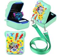 Elonbo Silicone Protective Case for Bitzee Disney Interactive Toy, Virtual Toy Storage Cover, Electronic Pets Kids Toys Holder, Compatible with Bitzee Disney, Green (Only for Bitzee Disney)