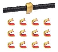 ELONG OUTDOOR Archery Bow String Nocking Points Strings Nock Sets Brass Buckle Clip Knocks (12pcs/pack)