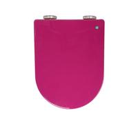 Elongated Soft Close Toilet Seat D/U Shape with Quick Release Easy Clean Top Fix Hinge Blue (Purple) - Perfect for Modern Bathrooms Comfortable &