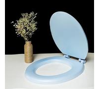 Elongated Toilet Seat with Cover Built in Potty Training Slow Close Easy to Install PP Material Ergonomic Design Quick Remove One Click Disassembly for Cleaning Replacement Quiet Includes Screws