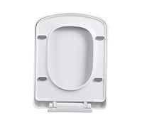 Elongated Toilet Seats, Rounded Square 04D-PP Material Toilet Seat Thickened Household Toilet Seat Cover,36X45cm Little Surprise