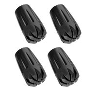 elook 4PCS Walking Stick Rubber Ends, Trekking Pole Tips Replacement Protectors, Non-Slip Walking Stick Ferrules fits Most Asphalt Rock Snow