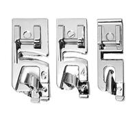 elook Rolled Hem Foot Set 3mm 4mm 6mm, Narrow Rolled Hem Sewing Machine Presser Foot for Low Shank Snap-On Machines, Fits Singer Brother Janome Kenmore and Most Household Sewing Machines