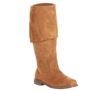 Elope Men's Brown Captain Pirate Boots Large