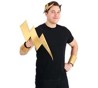 Elope Mens Zeus Fancy Dress Costume Accessory Kit Standard Gold