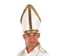 Elope Pope Plush Hat Standard White