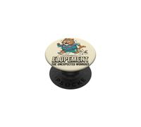 Elopement Funny Panicked Cat Retro 80s Wedding Planner PopSockets Adhesive PopGrip