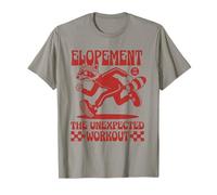 Elopement The Unexpected Workout Autism Awareness Raccoon T-Shirt