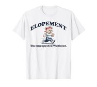 Elopement The Unexpected Workout Autism Neurodiversity Bear T-Shirt