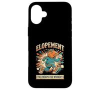 Elopement The Unexpected Workout Funny Capybara Case for iPhone 16 Plus