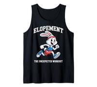 Elopement The Unexpected Workout Funny Running Bunny Autism Tank Top