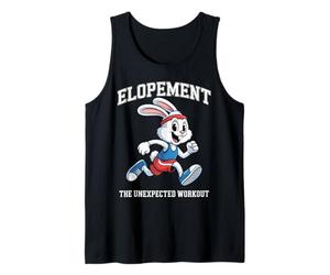 Elopement The Unexpected Workout Funny Running Bunny Autism Tank Top