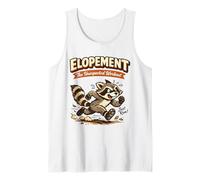 Elopement The Unexpected Workout Raccoon Neurodivergent Joke Tank Top