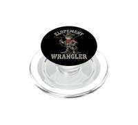 Elopement Wrangler Meme Frog Wedding Planner Cowboy PopSockets PopGrip for MagSafe