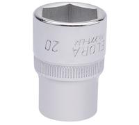 Elora 1/2"D 20mm Hexagon Socket Chrome Plated Standard Length 15309
