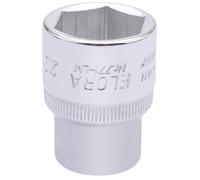Elora 1/2"D 22mm Hexagon Socket Chrome Plated Standard Length 15311