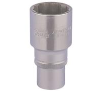 Elora 1/2"D 30mm Deep Bi Hexagon Socket Chrome Plated Knurled Ring 11939