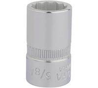 Elora Bi-Hexagon Socket, 1/2"" Sq. Dr., 5/8""