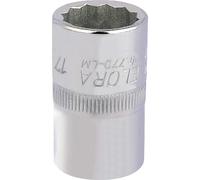 Elora Bi-Hexagon Socket, 1/2"" Sq. Dr., 17mm