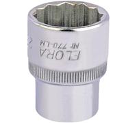 Elora 24682 Bi-Hexagon Socket 1/2in Sq. Dr. 23Mm each