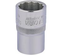 Elora 24830 Whitworth Bi-Hexagon Socket 1/2in Sq. Dr. 3/8in each