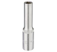 Elora 1/4"D 5.5mm Deep Socket Hexagon Chrome Plated 58724