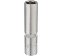 Draper 1455-T Square Drive Elora Deep Socket, Blue, 8 mm