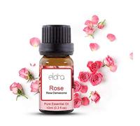 Elora 10ml Essential Oil - 100% Pure Natural Essential Oils for Diffuser, Humidifier, Aromatherapy, Sleep and Relaxation (10ml, Rose)