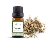 Elora 10ml Essential Oil - 100% Pure Natural Essential Oils for Diffuser, Humidifier, Aromatherapy, Sleep and Relaxation (10ml, Vetiver)