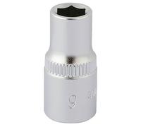 Elora 11095 Hexagon Socket 1/4in Sq. Dr. 6Mm each