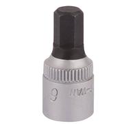 Elora 11127 Hexagon Screwdriver Socket 1/4in Sq. Dr. 6Mm each