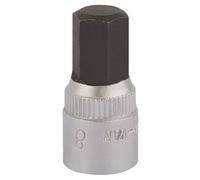 Elora 11128 Hexagon Screwdriver Socket 1/4in Sq. Dr. 8Mm each