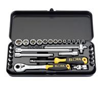 Elora 1440MU 1/4" Drive Metric Socket Set