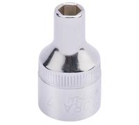 Elora 15296 Hexagon Socket 1/2in Sq. Dr. 7Mm each