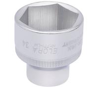 Elora 15323 Hexagon Socket 1/2in Sq. Dr. 34Mm each