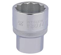 Elora 24707 Bi-Hexagon Socket 1/2in Sq. Dr. 25Mm each
