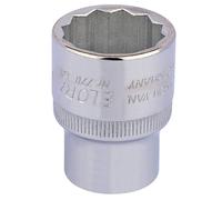 Elora 24442 Bi-Hexagon Socket 1/2in Sq. Dr. 7/8in each