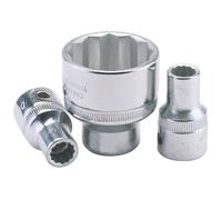 Elora 24624 Bi-Hexagon Socket 1/2in Sq. Dr. 17Mm each