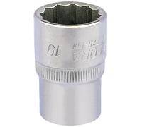 Elora 24640 Bi-Hexagon Socket 1/2in Sq. Dr. 19Mm each