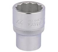 Elora 24674 Bi-Hexagon Socket 1/2in Sq. Dr. 22Mm each